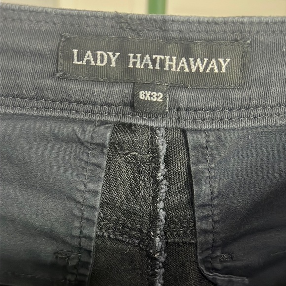 LADY HATHAWAY Women's Ash Gray Jeans size 32 Casual Pants Cotton Jean Pants - Picture 7 of 10